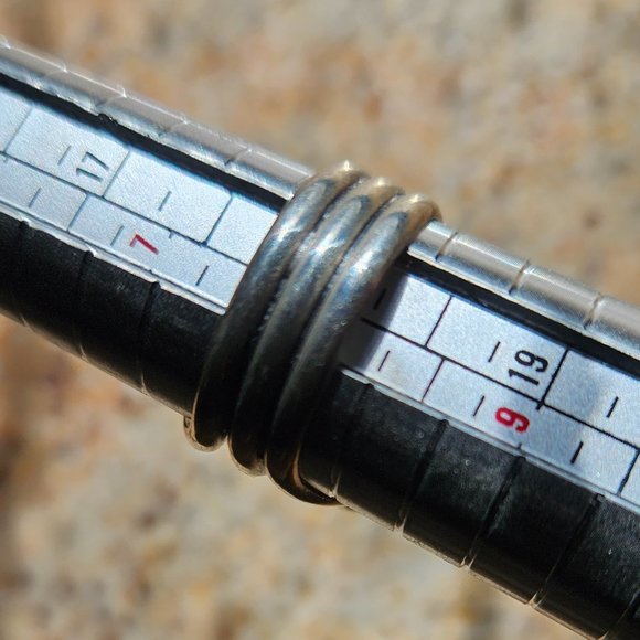 MamaStone Kingman turquoise and sterling silver ring - Picture 4 of 4